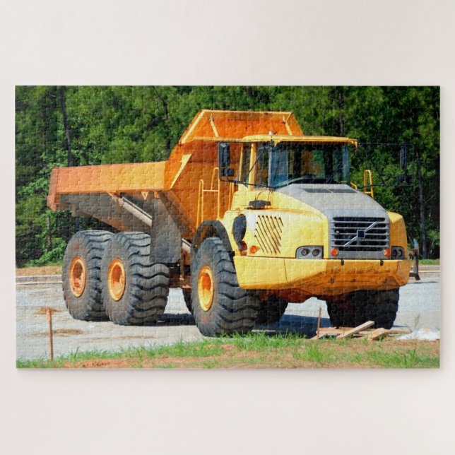 Dump Truck background Jigsaw Puzzle (Horizontal)