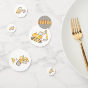 Dump Truck Boy Construction Truck Birthday Confetti
