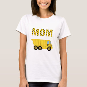 Dump Truck Construction Birthday Party Mum T-Shirt