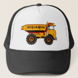 Dump Truck Construction Kids Trucker Hat<br><div class="desc">Cool construction theme hat.</div>