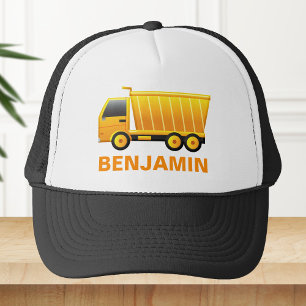 Dump Truck Construction Kids Trucker Hat