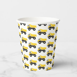 Dump Truck Construction Trucks Paper Cups