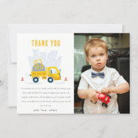 Dump Truck Construction Vehicle Photo Birthday