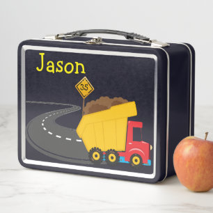 Dump Truck Customize  Metal Lunch Box