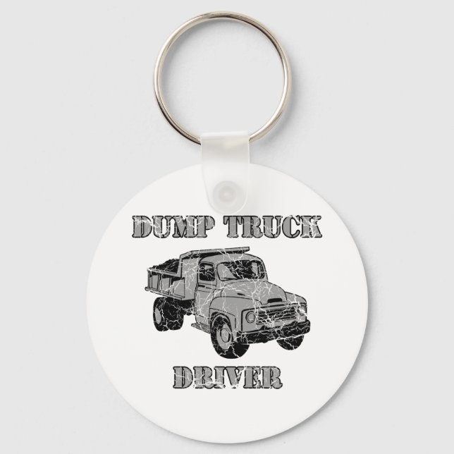 Dump Truck Drivers Key Ring (Front)