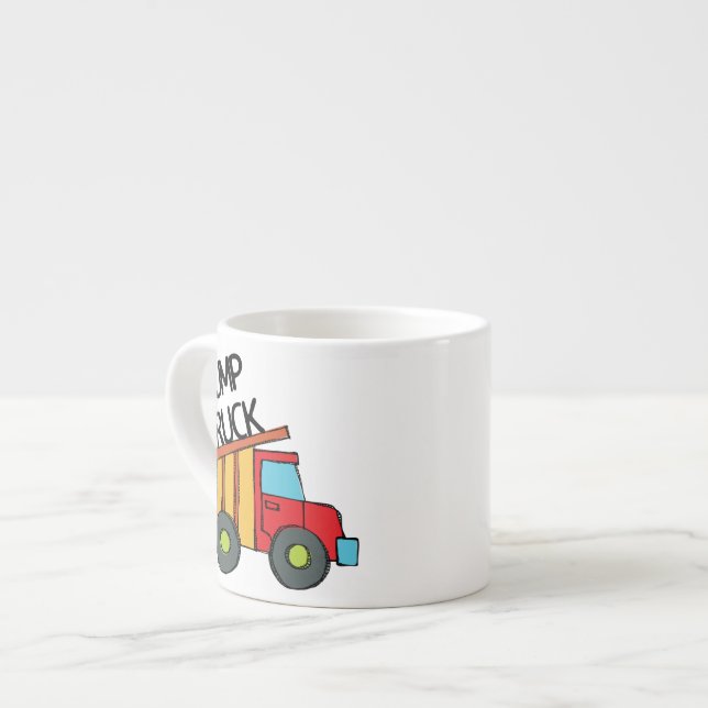 Dump Truck Espresso Cup (Front Left)
