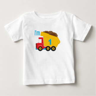Dump Truck I'm 1 Baby T-Shirt
