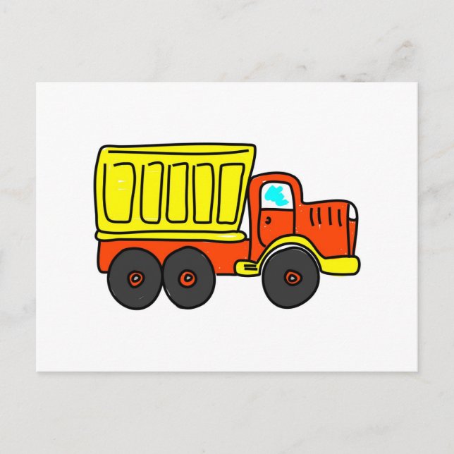 Dump Truck Postcard (Front)