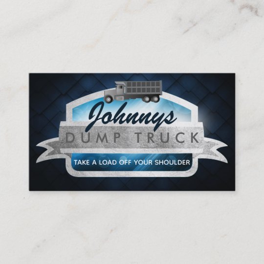 Dump Truck Slogans Business Cards Zazzle.co.uk