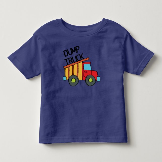Dump Truck Toddler T-Shirt (Front)