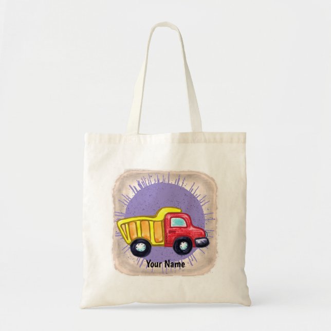 Dump Truck Tote Bag (Front)