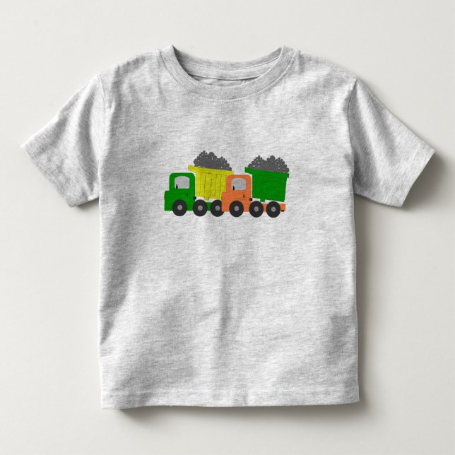 Dump Trucks Toddler T-Shirt (Front)