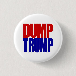“DUMP TRUMP” 1.25-inch 3 Cm Round Badge