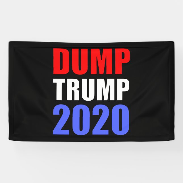 Dump Trump 2020 Anti-Trump Banner (Horizontal)