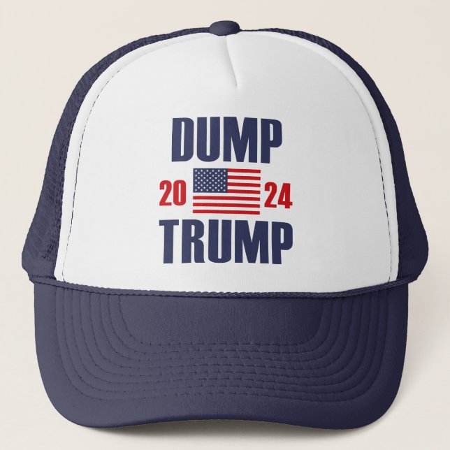 Dump Trump 2024 Trucker Hat (Front)