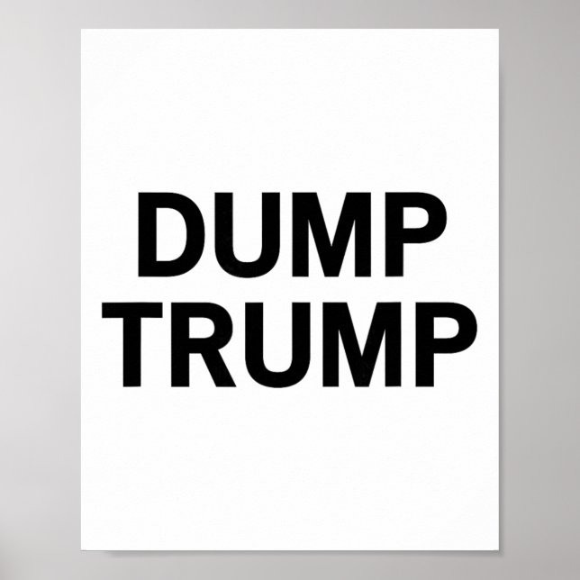 Dump Trump _2  Poster (Front)