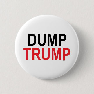 Dump Trump 6 Cm Round Badge