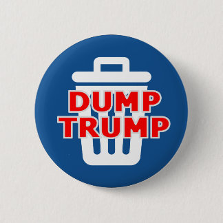 Dump Trump 6 Cm Round Badge
