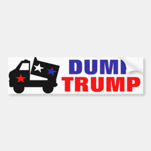 DUMP TRUMP BUMPER STICKER