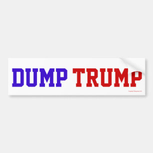 Dump Trump Bumper Sticker