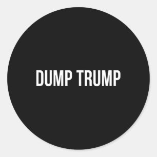 Dump Trump - Classic Round Sticker