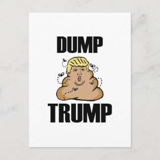 Dump Trump funny Postcard