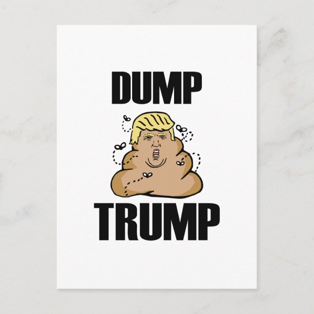 Dump Trump funny Postcard (Front)