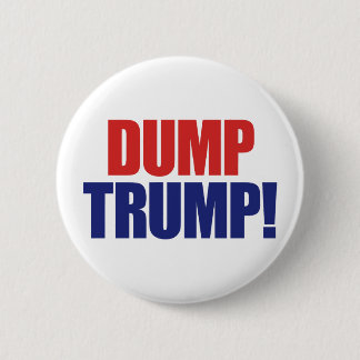 Dump Trump - Impeach President Trump 6 Cm Round Badge