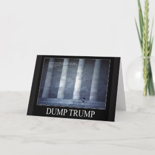 Dump Trump  Lincoln Quote Card