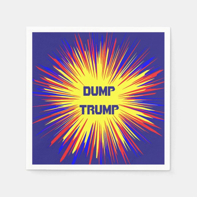 Dump Trump Paper Napkin (Front)