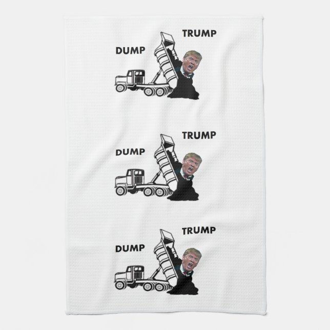 Dump Trump Tea Towel (Vertical)