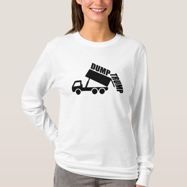 Dump Trump truck T-Shirt (Front)
