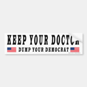 Dump Your Democrat Bumper Sticker