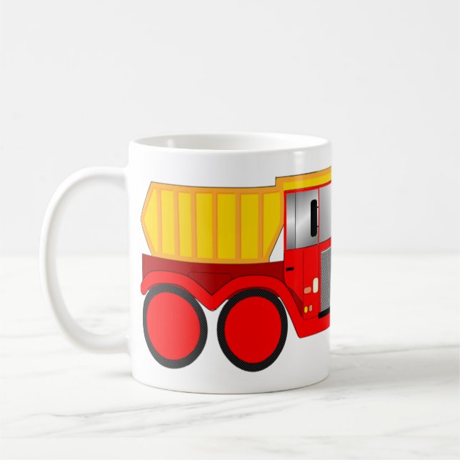 Dumper truck coffee mug (Left)