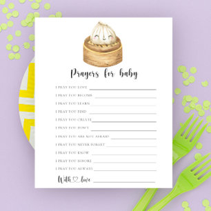 Dumpling baby shower Prayers for baby