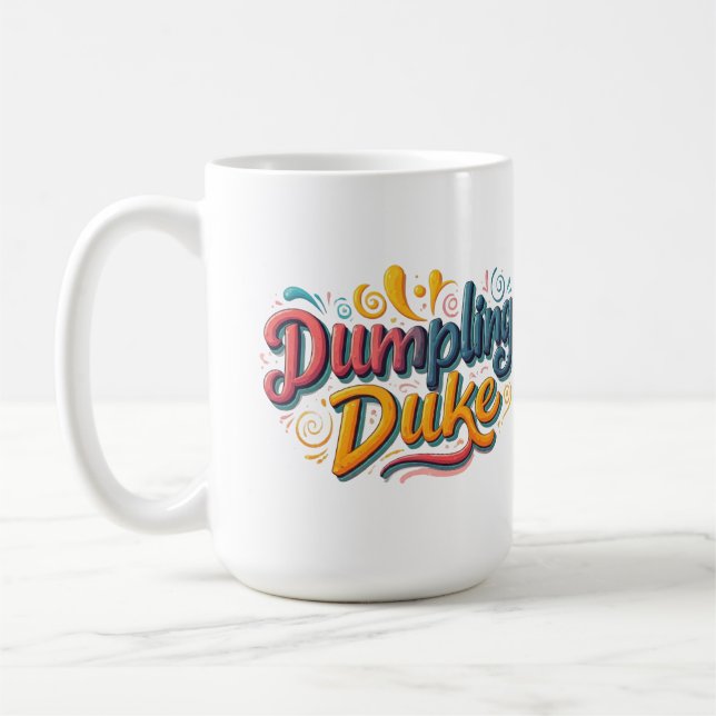 Dumpling Duke  Coffee Mug (Left)