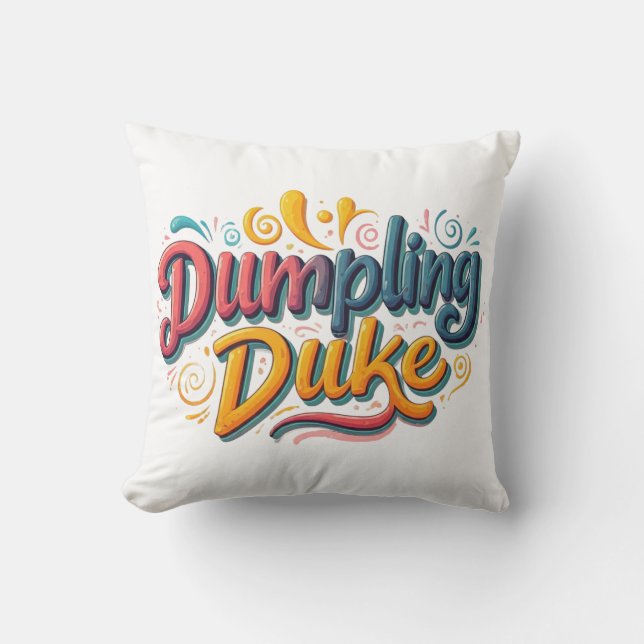 Dumpling Duke Cushion (Front)