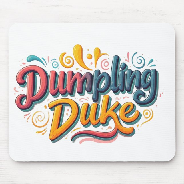 Dumpling Duke  Mouse Mat (Front)