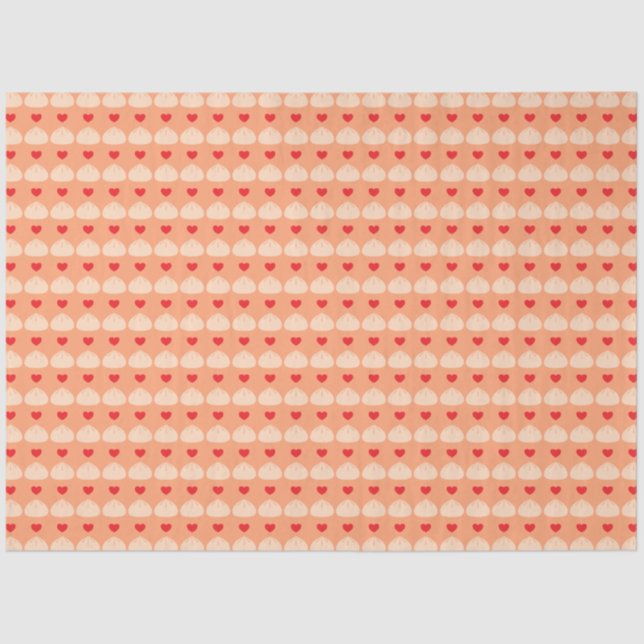 Dumpling Love Cantaloupe Tissue Paper (Front)