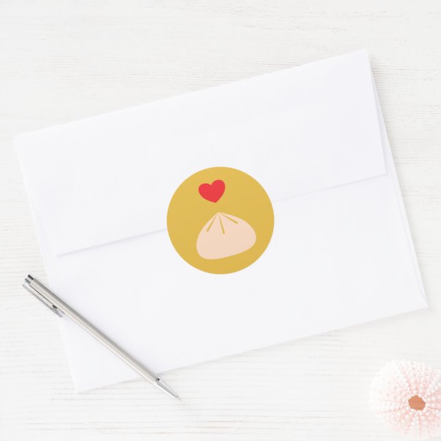 Dumpling Love Longan Sticker (Envelope)