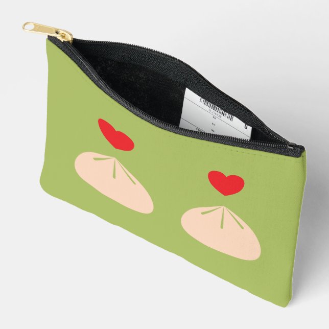 Dumpling Love Matcha Small Pouch (Open)