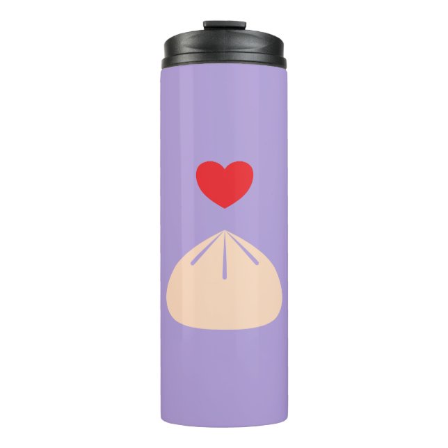 Dumpling Love Ube Thermal Travel Tumbler (Front)