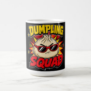 Dumpling Squad Retro Comic Pop Art Foodie Dim Sum Coffee Mug