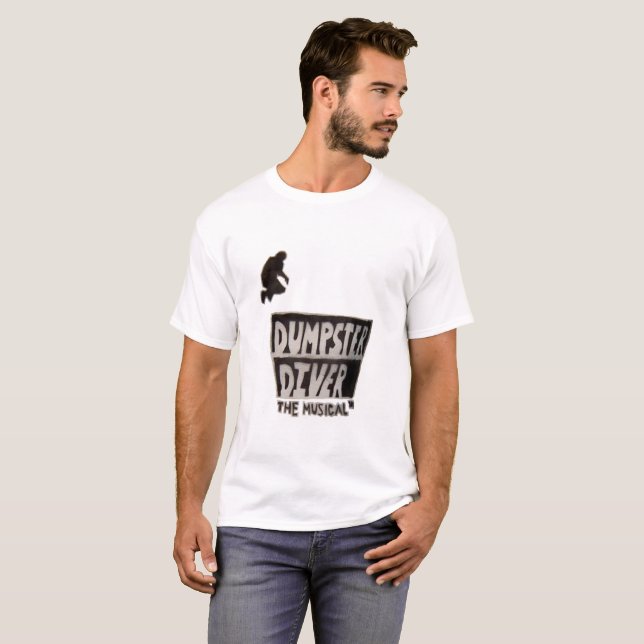 Dumpster Diver the musical™ T-shirt for men (Front Full)