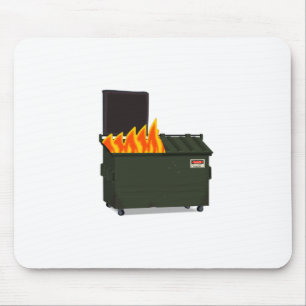 Dumpster Fire Mouse Mat
