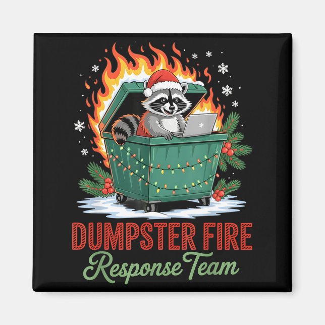 Dumpster Fire Resnse Team Leader Christmas  Magnet (Front)