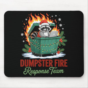 Dumpster Fire Resnse Team Leader Christmas  Mouse Mat
