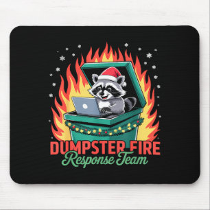 Dumpster Fire Resnse Team Raccoon Mouse Mat