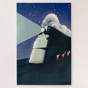 Dumpton Gap Broadstairs Kent seaside poster Jigsaw Puzzle