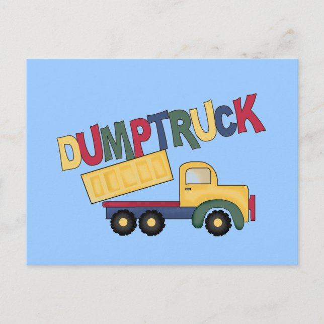 Dumptruck Tshirts and Gifts Postcard (Front)